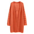 thumbnail image 3 of Vedolay Women's Tops Womens Casual Office Casual Jackets Fashion Front Open with Pockets,Orange M, 3 of 4