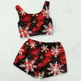 thumbnail image 2 of Christmas Pjs Women 2 Piece Silk Pajama Cami Top Womens Short Sets Womens Lounge Sets Women'S Pajama Sets, 2 of 3