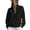 Black, variant on CFLVAEK Half Zip Sweatshirt for Women Solid Color Lapel Workout Sweatshirts Casual Long Sleeve Fall Pullovers Gray XL