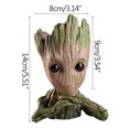 thumbnail image 1 of Bonito y creativo personaje de dibujos animados, maceta, portalápices Groot, caja de almacenamiento para sala de estar, decoraciones para el hogar JFHHH pequeña, 1 of 4