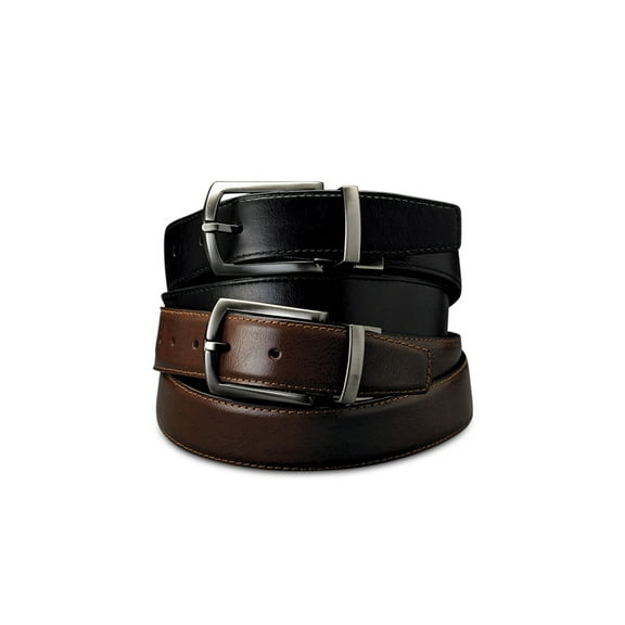 KingSize Men's Reversible Leather Dress Belt
