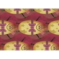 thumbnail image 1 of Ahgly Company Indoor Rectangle Patterned Crimson Red Area Rugs, 5' x 8', 1 of 1