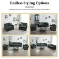 thumbnail image 5 of 146.5” Gray Oversized Sofa, 4 Seater Modular Couch, Chenille Large Sectional for Living Room, Deep Seat Cloud Couch, Sofá moderno, 5 of 12
