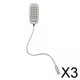 thumbnail image 1 of Lámpara portátil 2xUSB, cuello de cisne de 28 LED para ordenador portátil, PC, en 3 piezas, 1 of 8