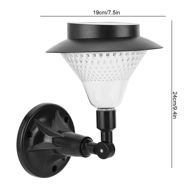 Lámpara De Pared Solar Impermeable 8LED Lámpara De Calle Jardín Al Aire Libre Patio Paisaje Luces De Césped