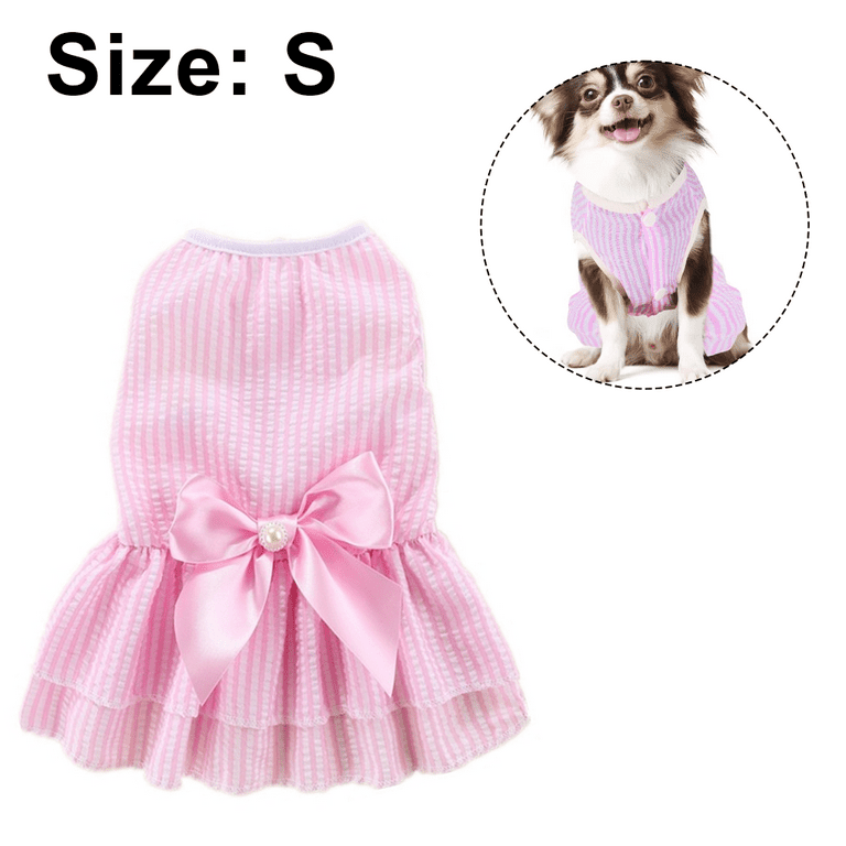 Printed Dog Shirts, Summer Dog Clothes for Small Dogs Girl, Cute Female Dog  Clothes,Pet Puppy Outfit Clothes Cat Apparel