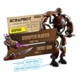 thumbnail image 4 of Gigabots - Scrapbot | Energy Core se transforma en una figura de acción de 13 pulgadas | Jefe de Construcción y Mecánico | Accesorios y habilidades únicos de combate de juguetes | Incluye 33 piezas pa, 4 of 5