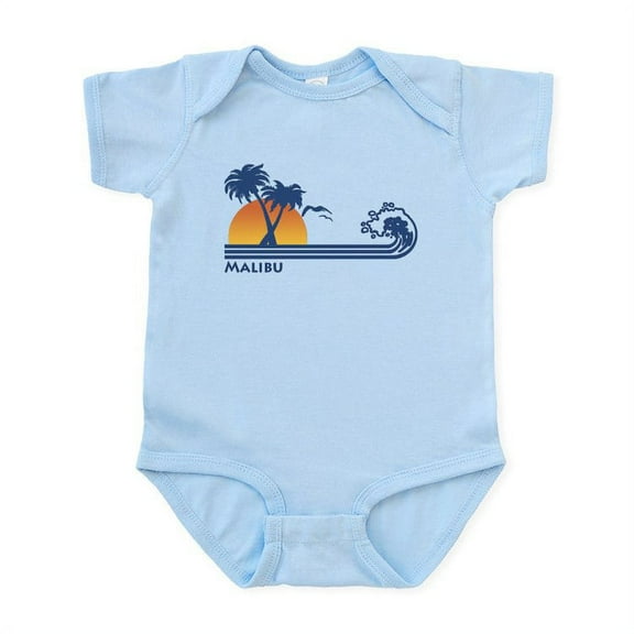 CafePress - Malibu Infant Bodysuit - Baby Light Bodysuit, Size Newborn - 24 Months