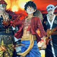 thumbnail image 4 of One Piece Standing Posture Luffy 27cm Double Head Eagle Meteor Hat Group Gift GK Hand Decoration Toy, 4 of 5
