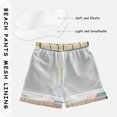 thumbnail image 3 of FORMRS Boys Swim Trunks Quick Dry Mesh Liner Boardshorts Sizes XS-XL, Pink Sunset, 3 of 7