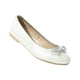 thumbnail image 2 of Zapato Flats Balerina Casual Niña Mujer T-26 Color Plata 1211 Kuali Shoes Piso Comodos, 2 of 5