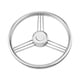 thumbnail image 3 of Sidaley Volante de barco de acero inoxidable, espejo pulido de 342mm, eje de 3/4 pulgadas, barcos de pesca al aire libre, accesorios de Hardware para Bombillas para automóviles Sidaley VI001886-00, 3 of 6