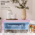 thumbnail image 5 of Pink Compact Refrigerator with Freezer, 3.2 Cu.Ft Single Door Mini Fridge, Adjustable Thermostat & Reversible Door, 5 of 6