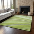 thumbnail image 6 of Addison Rugs Mayfield Washable Transitional Waves Aloe Rectangle Rug, 10' x 14', 6 of 6