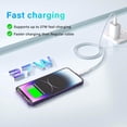 thumbnail image 3 of Adaptador USB C a Lightning con certificación YFMaiQi MFi de 27 W (paquete de 2), 3 of 7