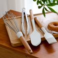 thumbnail image 1 of Egg Whisk Effortless High Temperature Resistance Silicone Flour Cream Baking Utensil Cooking Tool, 1 of 8
