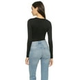 thumbnail image 3 of Vivian's Fashions Top - Bodysuit, Cotton, Long Sleeve (Junior Sizes), 3 of 5