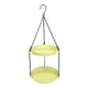 thumbnail image 3 of Accesorios de alimentación de aves amantes de los pájaros regalos fáciles de limpiar niños con patio de doble placa, adorno de decoración del jardín Amarillo, 3 of 8