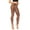 Coffee, variant on Women Plus Size High Waist Shiny Metallic Leggings Stretch Workout Yoga Pants Disco Party Tights Silver M