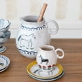 thumbnail image 3 of Creative Co-Op Horse Stoneware Pitcher, Multicolor, 3 of 4