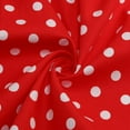 thumbnail image 6 of Xudanell Kids Notch Lapel 50s Dress for Girls Vintage Retro 1950s Polka Dot Dress for Girls 50's Audrey Hepburn Rockabilly Swing Dress (Red, XS), 6 of 8