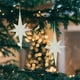 thumbnail image 4 of Pack 2 de adornos colgantes para árbol de Navidad | Decoraciones de plástico para Navidad Dorado/Blanco/Rojo | Colgantes 3D Unique Humor 4,88x3in para fiesta, casa, salón, decoración de centro, 4 of 6