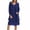 blue, variant on Women‘s Fashion Two Pieces Charming Lace Knee Length Evening Gowns Dresses Party Dresses for Mother of The Bride Dresses