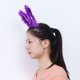 thumbnail image 3 of EeaseMX 1 diadema luminosa con orejas de conejo y plumas LED para fiestas (morado), 3 of 7