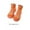 Orange 5.71in, variant on 1 Pair Non-slip Baby Shoes, Slippers for Boys & Girls - Soft Rubber Grippers - Infant First Walking Shoes, 6-12, 12-18, 18-24 Months