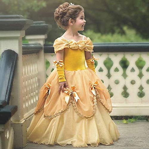 yellow dress fancy
