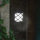 thumbnail image 1 of Muyoka Luz de pared solar Luz de cerca solar LED para exteriores Luz de cubierta solar de encendido / apagado automático Luz de paso solar impermeable IP55 con luz de colores RGB para escaleras Patio Muyoka Hogar, 1 of 5