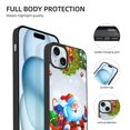 thumbnail image 4 of Funda navideña para iPhone 15, a prueba de golpes, con PC y TPU para cámara dual., 4 of 8