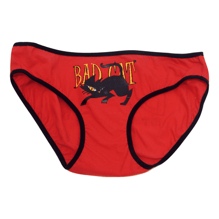 BAD CAT Juniors Panty Hipster Brief (Size 10  Red)