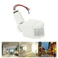 thumbnail image 1 of LNGOOR Motion Sensor Detector Switch LED Outdoor 90~250V 180 Degree Infrared PIR Motion Sensor Detector Wall Light Switch Gray Body Sensor Inductor Switch  Gray, 1 of 1