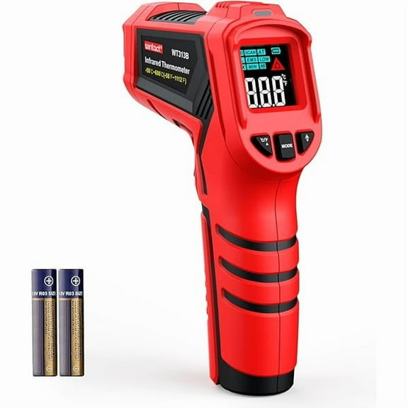 ZLC Laser Infrared Thermometer Gun, -58°F to 1112°F Surface Heat Temperature Gun, Non-Contact Digital Thermometer for Kitchen Cooking Food, Pizza Oven, BBQ, Griddle, Soap Making, HVAC