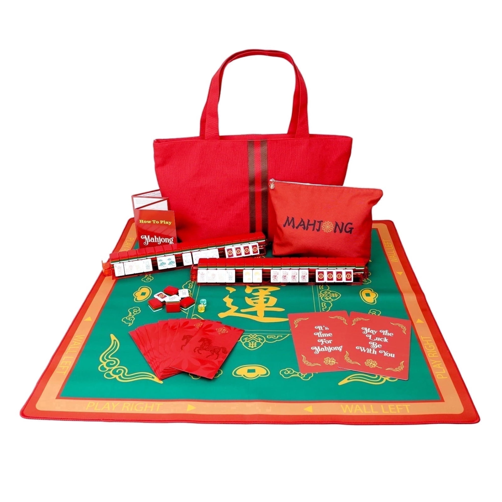 Mahjong set Lucky Premium tile game by Mad About Mahj