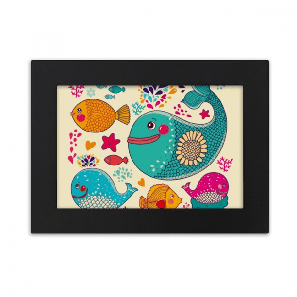 Celebration Fish Colourful Ocean Desktop Photo Frame Ornaments Picture ...