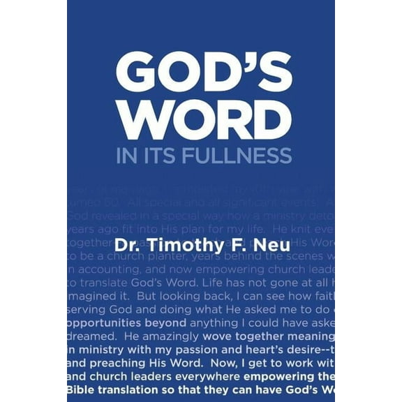 God's Word in its Fullness, (Paperback)