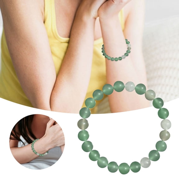 Healing Bracelet - Stretchy Gemstone Jewelry for Women & Men, Handmade Chakra Energy Wellness Bracelet, Meditation & Metaphysical Gift with Natural Stones