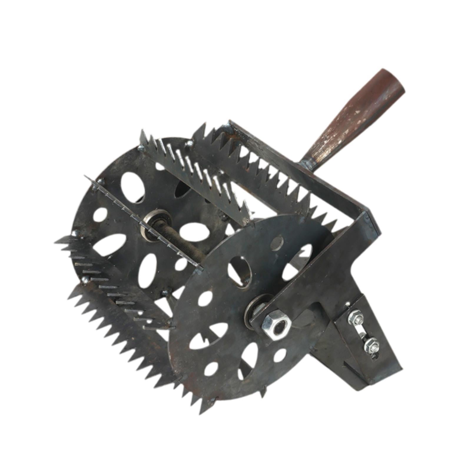 figatia s Roller Manual er Tool Labor Saving Rolling Lawn Aerator s Remover for Soil Loosening Yard Planting Lawn Work