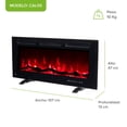 thumbnail image 2 of Calefactor AVERA Tipo Chimenea Luz LED Ajustable WiFi CAL05, 2 of 11