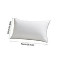 thumbnail image 3 of Larger Size Soft Pillows for Sleeping,Removable Pillow Core,Fluffy Down Alternative Polyester Fiber Filled Pillow,Home and Hotel-Collection,Washable Supportive Bed Pillows, 3 of 9