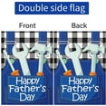 thumbnail image 6 of Happy Father''s Day Garden Flag 12x18 Double Sided, Burlap Buffalo Check Plaid Garden Flags Banners Vertical for Daddy Papa Grandpa Father''s Day Outdoor Home Decor (ONLY FLAG), 6 of 6
