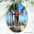 thumbnail image 2 of Waikiki Beach Hawaiian Paradise Ornament, Pacific Island Cultural Christmas Gift and Souvenir, 2 of 9
