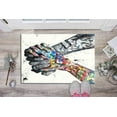 thumbnail image 5 of Graffiti Rug, Lover Hands Graffiti Rugs, Thick Rugs, Couple Holding Hands Graffiti Painting Rugs, Street Graffiti Rugs, Small Rugs, 2.3'x3.3' - 70x110 cm, 5 of 8