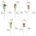 thumbnail image 3 of Glow In The Dark Fairy Plug In Outdoor Garden Miniature Statue Potted Ornament Landscaping 5PCS, 3 of 8