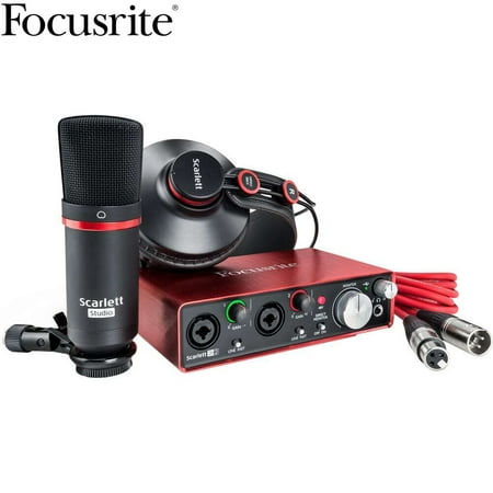 Focusrite Scarlett 2i2 Studio USB Audio Interface & Recording Bundle (2nd Generation) -
