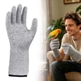 thumbnail image 2 of Scratch and Bite Resistant Protective Work Glove, Multipurpose Anti-Puncture Handling Mitt, Safe Glove for Pet Grooming, Bird Training, Gardening and Industrial Manual Labor, 2 of 8