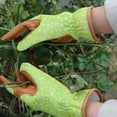 thumbnail image 4 of Guantes de jardinería para mujer, guantes largos de cuero para jardín, guantes protectores ligeros para mujer para jardín y trabajo al aire libre, 4 of 5