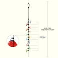 thumbnail image 3 of Tignapoo Portable Clothesline with Anti-Slip Clips - 1.8m Black Rope with 2 Hooks for Travel & Camping, 3 of 6